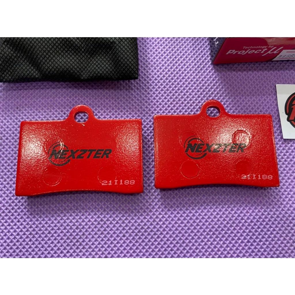 ผ้าเบรค BREMBO CALIPER (ปั๊มหูชิด) 8484AA/ ปั้มด้วง ปั๊มปีกผีเสื้อ แบรนด์ Nexzter /ผ้าเบรคหลัง 3535AA 2 POTS DUCATI MD52