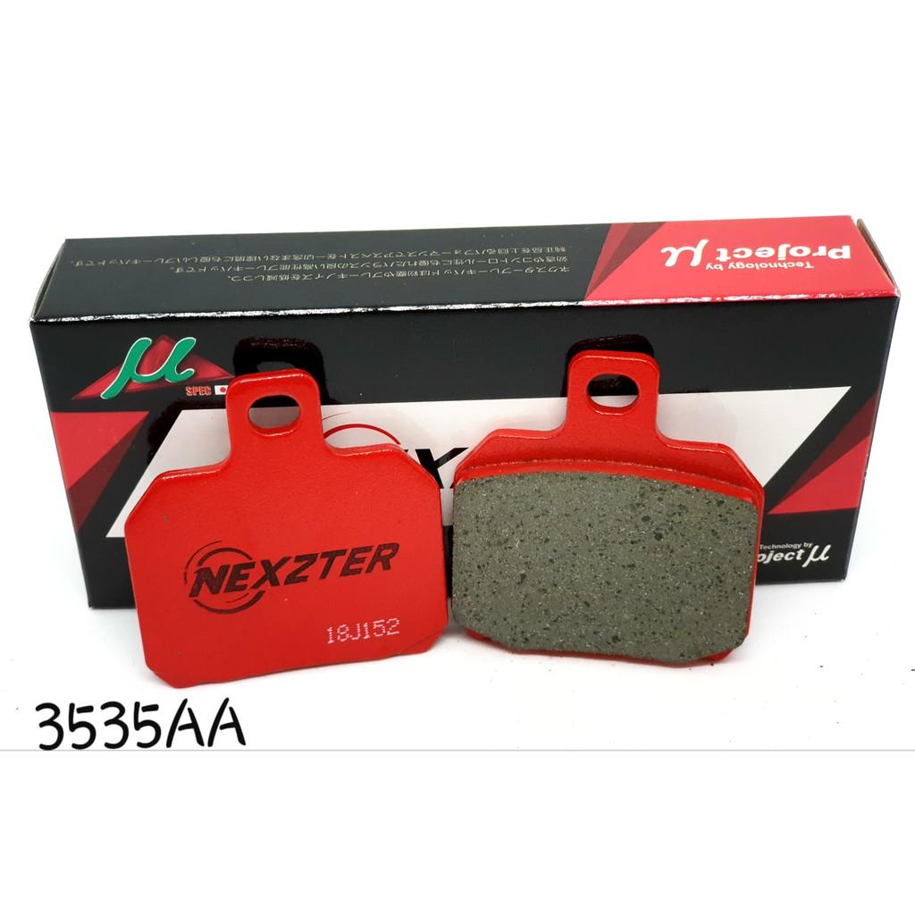 ผ้าเบรค BREMBO CALIPER (ปั๊มหูชิด) 8484AA/ ปั้มด้วง ปั๊มปีกผีเสื้อ แบรนด์ Nexzter /ผ้าเบรคหลัง 3535AA 2 POTS DUCATI MD52