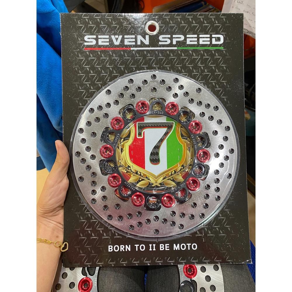 จานดิสก์หน้า รุ่น PCX160 2021 ขนาด 220มิล.SevenSpeed