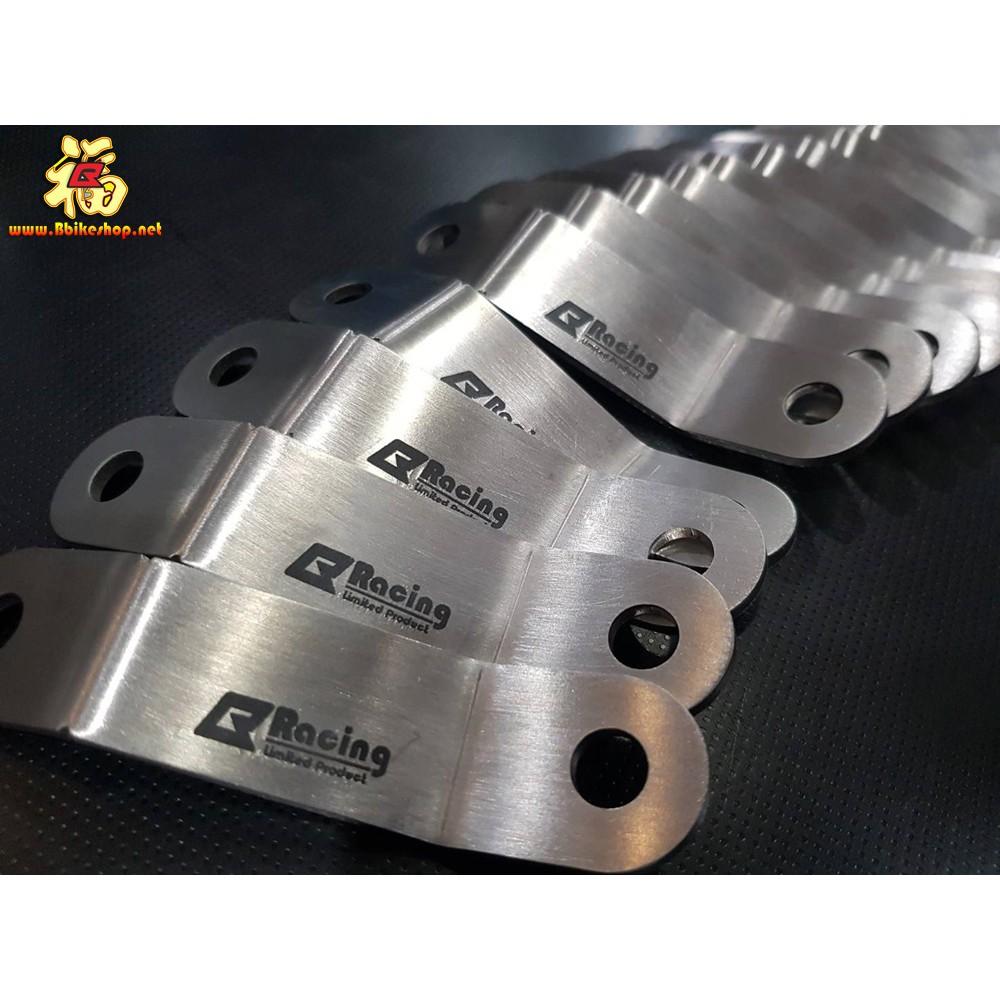 เพลทยึดปลายท่อ  #Bracing ขาZ สแตนเลส304แท้100%  หนา3mm.เต็ม ยาว11cm.รูยึด M10 ใส่กับรถ125-1000 cc.ขาเลสยึดปลายท่อ