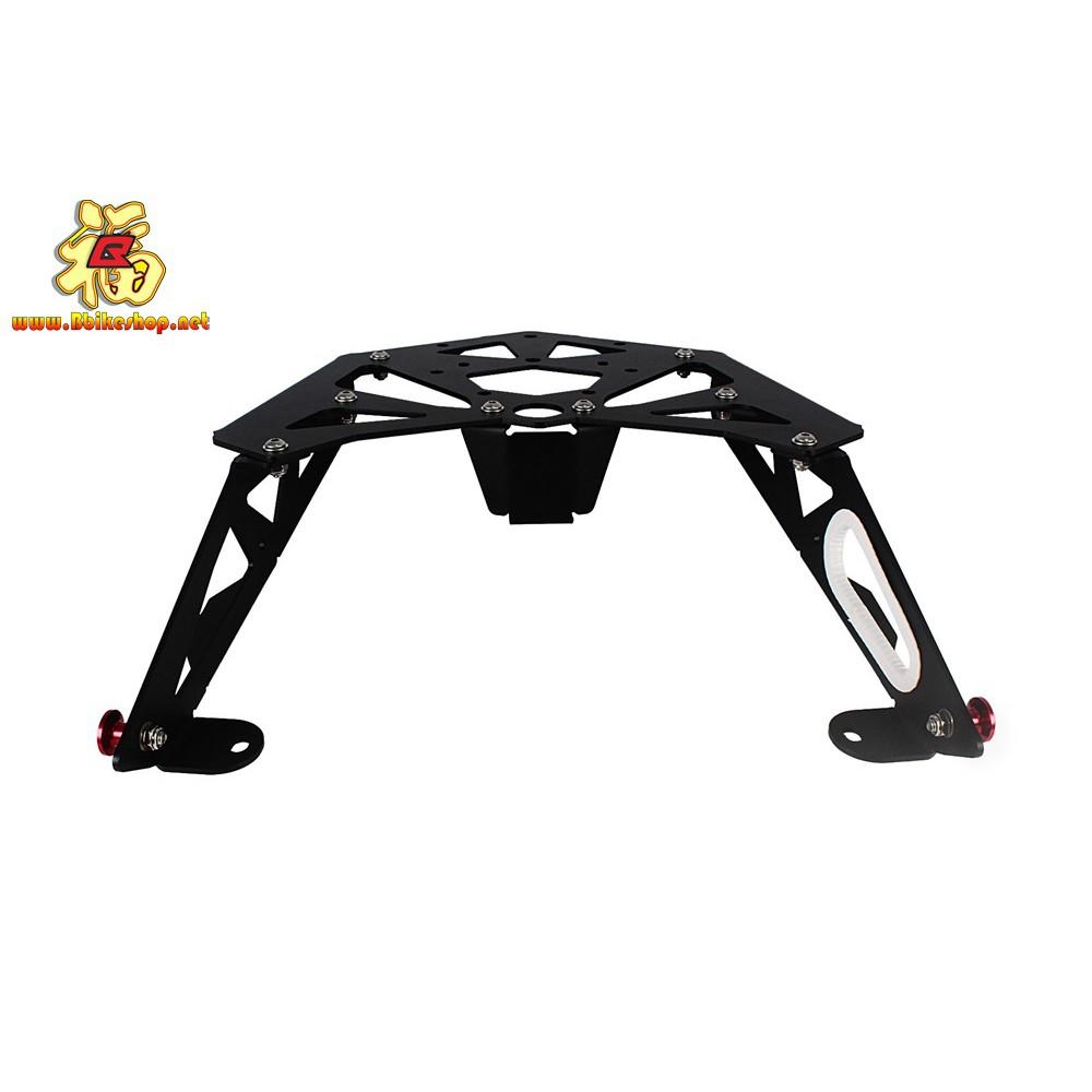 แร็คท้ายเหล็กเลเซอร์พร้อมแหวนเกี่ยวของ CNC PIRANHA รุ่น GPX DRONE-150