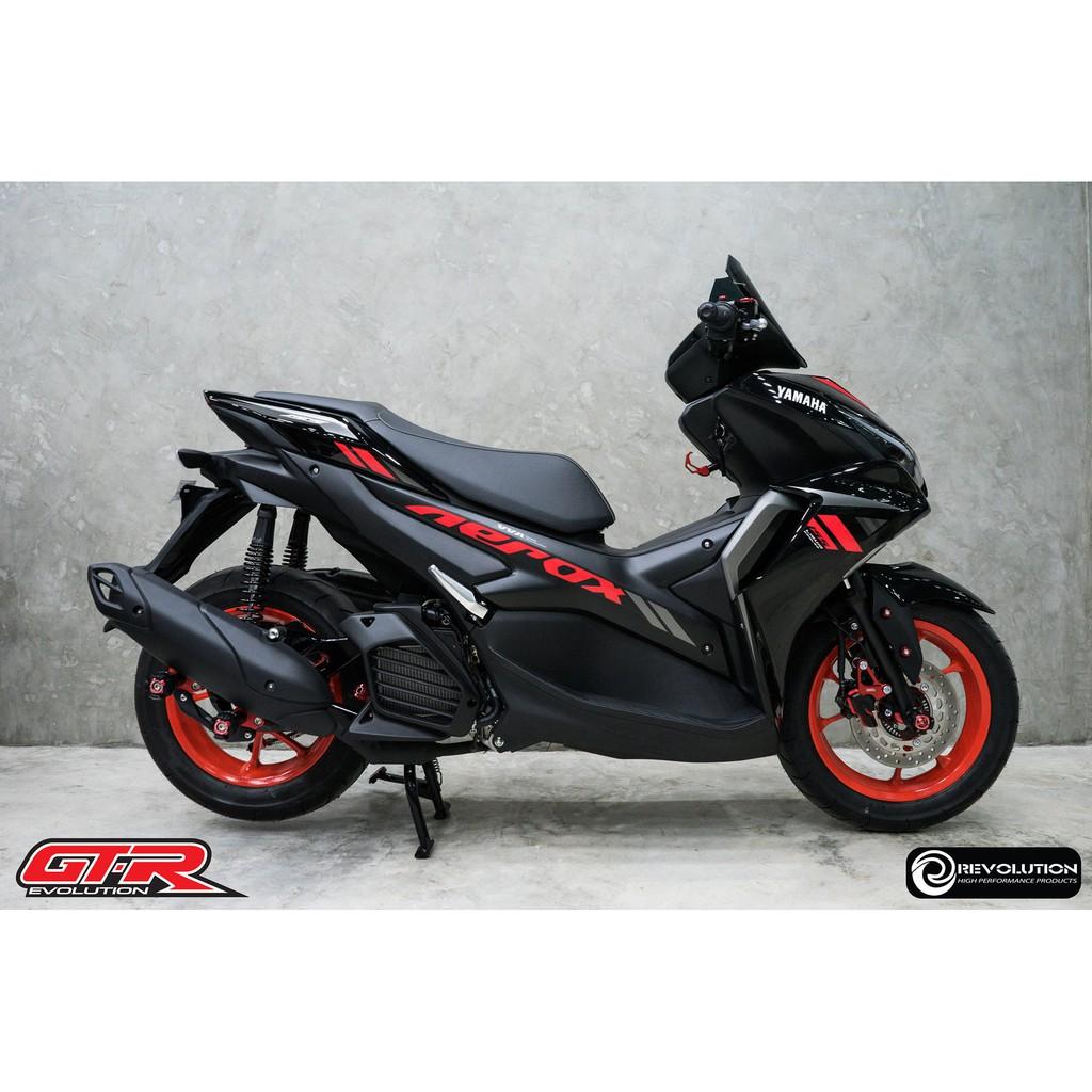 บังไมล์ ชิวหน้า AEROX155 NEW 2021 GTR หนา 2มิล YAMAHA*ใส-ฟิล์ม 03