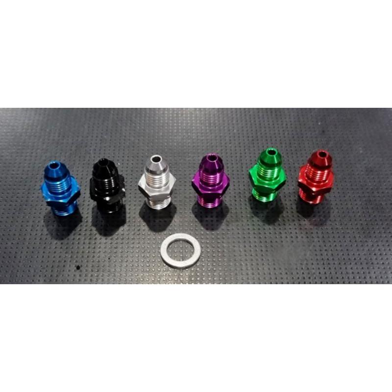 อะเดปเตอร์ M10 เกียว 1.0 ข้อต่อ สายเบรค งานKAMUI แท้ อะแดปเตอร์ข้อต่อ หัวต่อปั้ม ปั้ม น็อตน้ำมัน น็อต น็อตปั้ม ***
