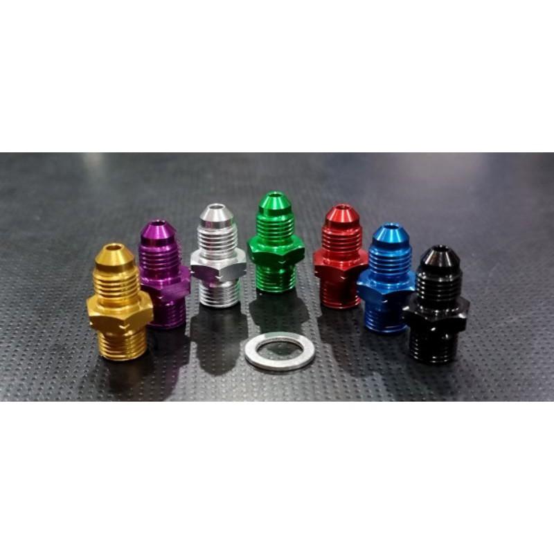 อะเดปเตอร์ M10 เกียว 1.0 ข้อต่อ สายเบรค งานKAMUI แท้ อะแดปเตอร์ข้อต่อ หัวต่อปั้ม ปั้ม น็อตน้ำมัน น็อต น็อตปั้ม ***