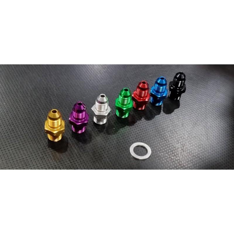 อะเดปเตอร์ M10 เกียว 1.0 ข้อต่อ สายเบรค งานKAMUI แท้ อะแดปเตอร์ข้อต่อ หัวต่อปั้ม ปั้ม น็อตน้ำมัน น็อต น็อตปั้ม ***