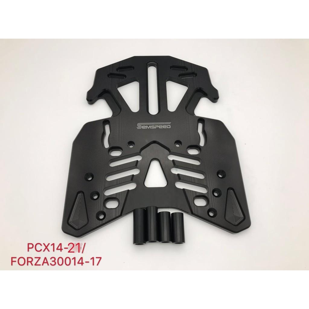 แร็คท้าย PCX 160 2021 ตะแกรงท้าย แร็คหลัง CNC งานRACING POWER  semspeed