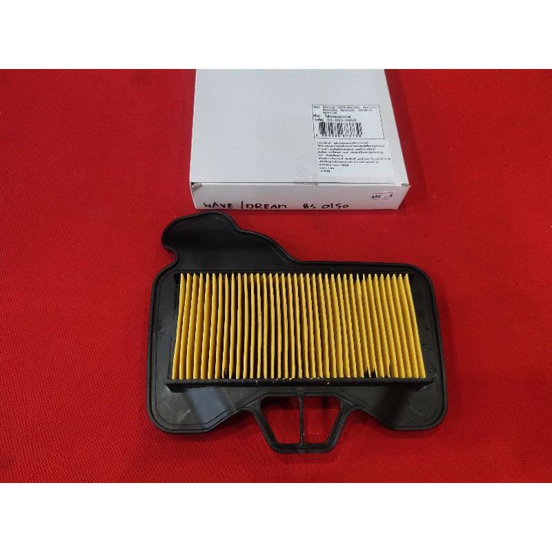 1ไส้กรองอากาศแต่ง ผ้า Honda Dream125/Wave100/125.x.s.i.  motowolf