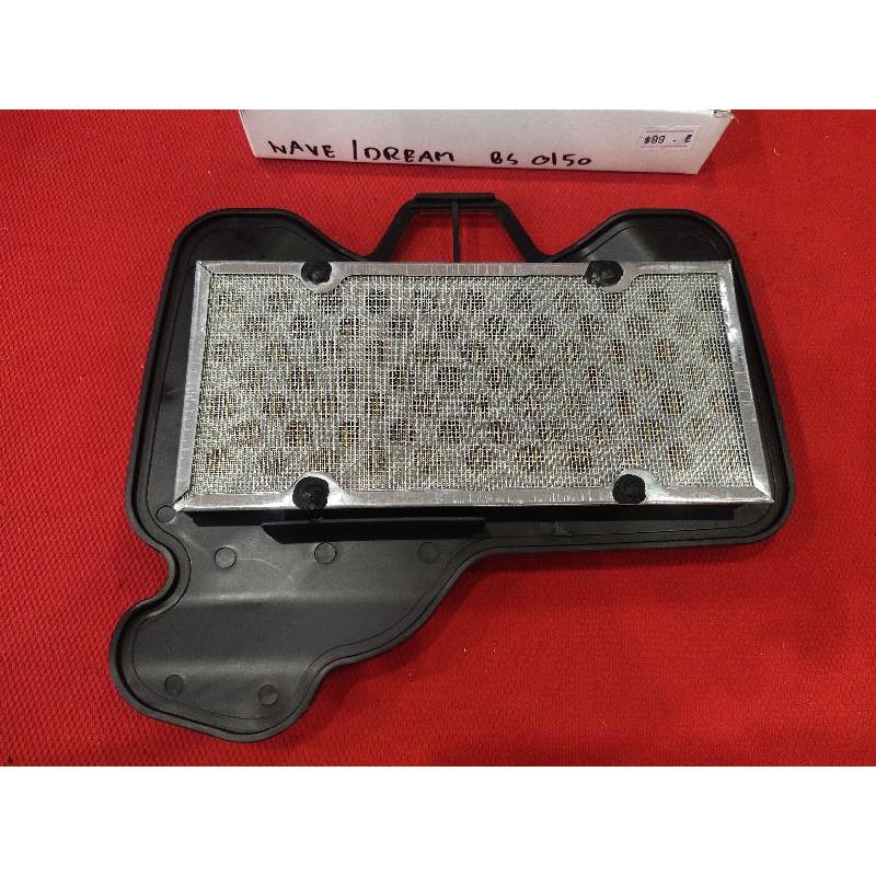 1ไส้กรองอากาศแต่ง ผ้า Honda Dream125/Wave100/125.x.s.i.  motowolf