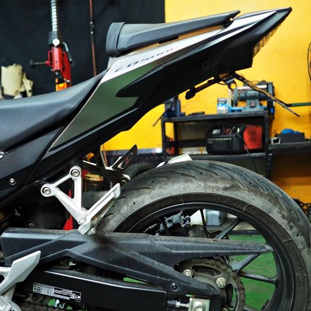ตัวยกโช็คหลัง CBR500R / CB500F #Bracing หนา 4MM เหล็กหนาทำสีพาวเดอร์โค้ท ราคา 1คู่ ยกท้าย