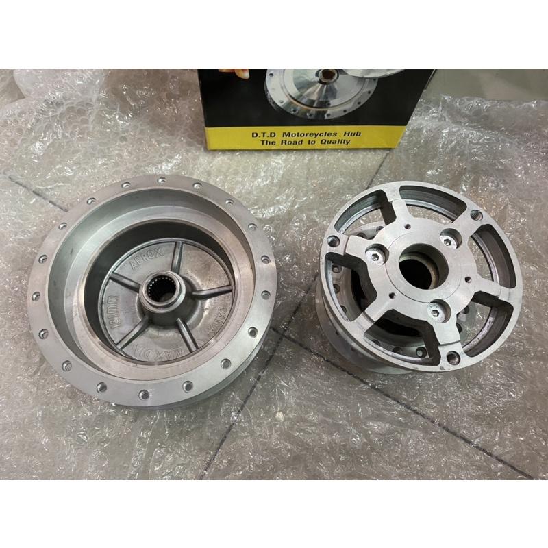 ดุมล้อ Aerox หน้า-หลัง กลึงด้าน ตรงรุ่น แบร์นDaiya