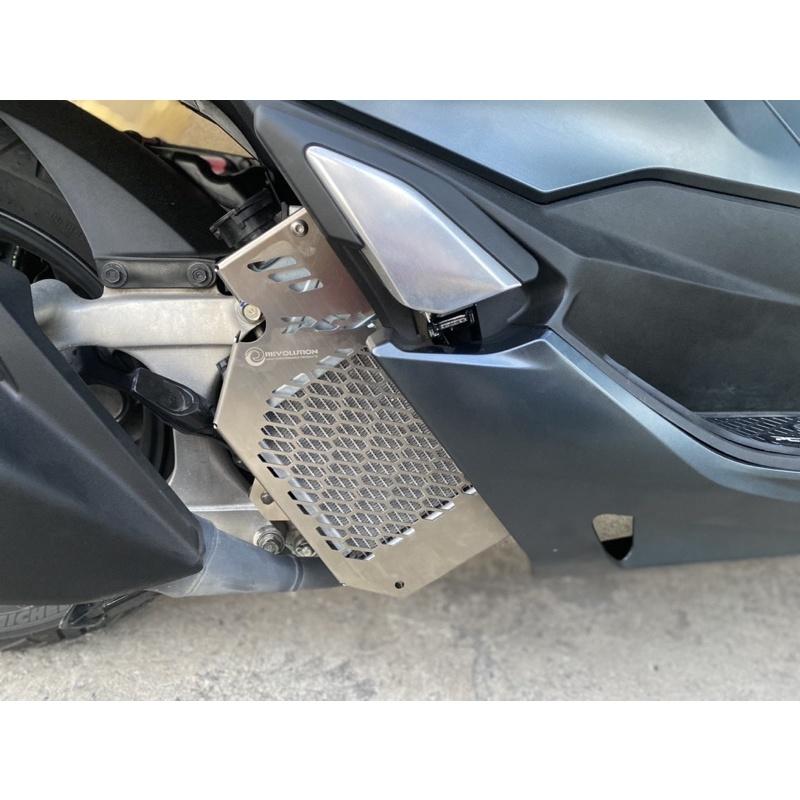 การ์ดหม้อน้ำ สแตนเลสหนา 1.2 MM PCX160 2021 REVOLUTION แท้% ABS ตะแกรงหม้อน้ำ **
