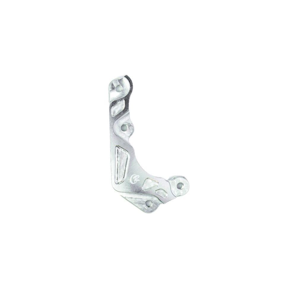 Giorno+ (ABS) CR RACING ขายึดปั๊มดิสเบรคหน้า CNC สำหรับปั๊มปักข้าง ปั๊มด้วง 2 Pot ขนาดจาน 220mm (029)