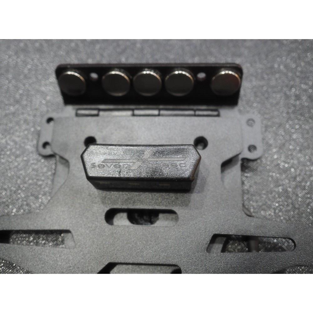 ท้ายสั้นแม่เหล็กพับได้ มีไฟและไม่มีไฟส่องป้ายทะเบียน รุ่น NINJA650/Z-650 SEVENSPEED
