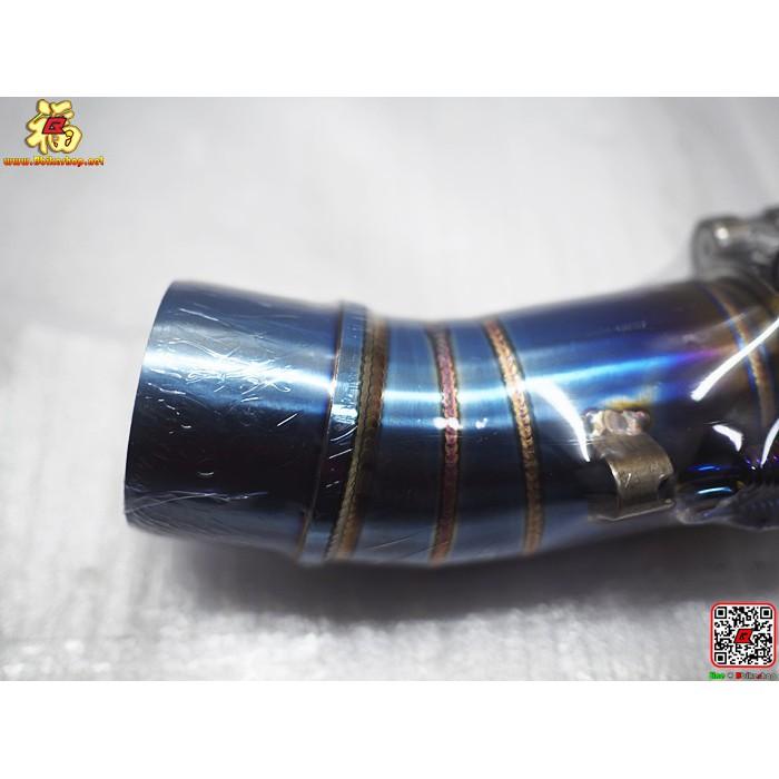 สลิปออนคอท่อเลสงาน Ace ตรงรุ่น Ninja/Z-400 2นิ้ว (สีไทเท)