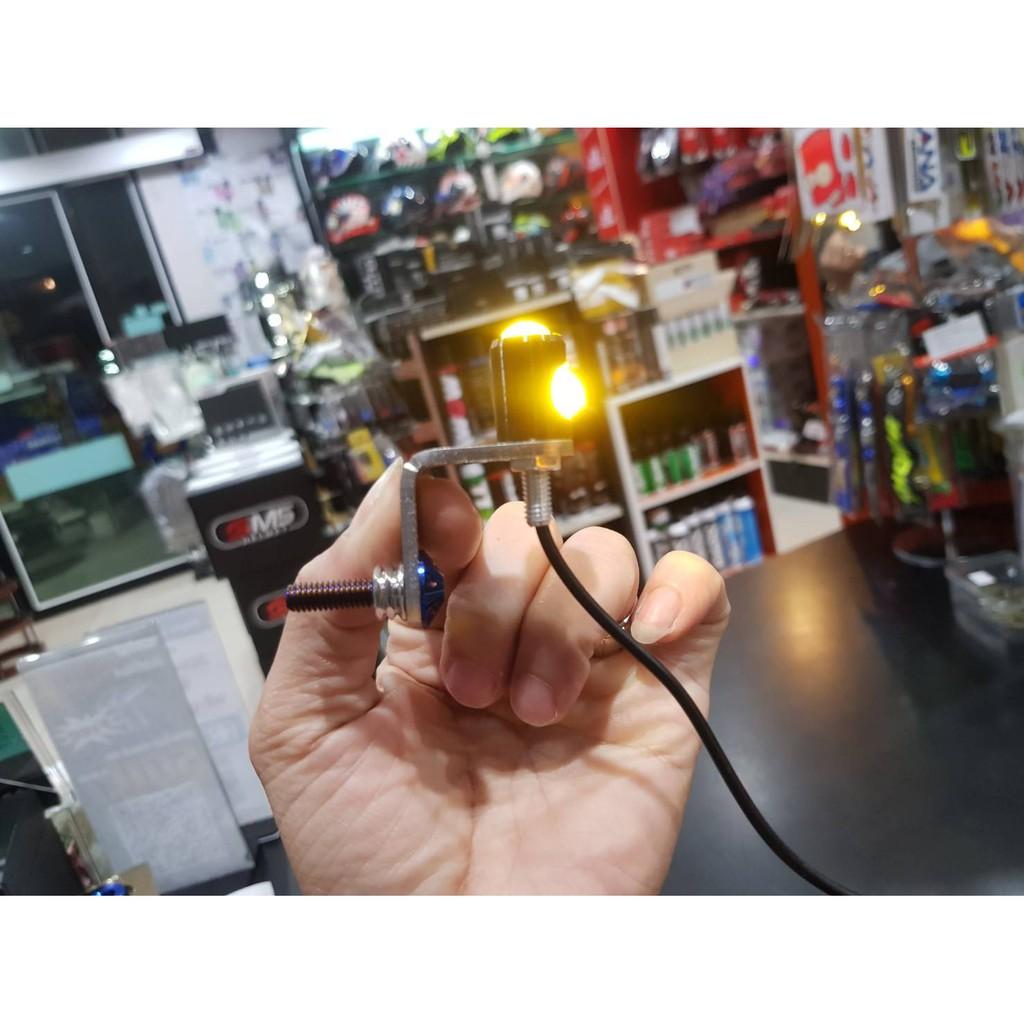 ชุดไฟตาแมว LED พร้อมขาจับสแตนเลสแท้ 304 หนา 3มิล+น็อตลเสหัวปีกดอกไม้