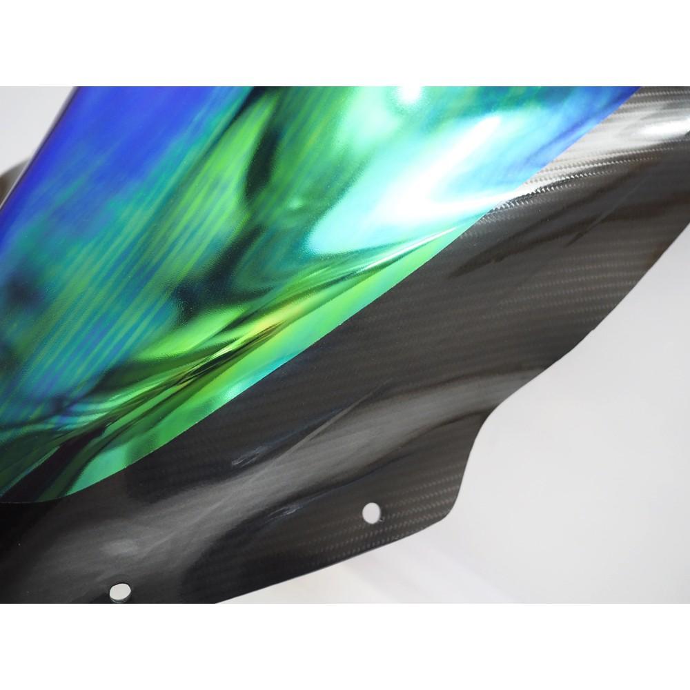 ชิวหน้าแต่ง ปรอทเคฟล่า ตรงรุ่น[NINJA650] ชิวแต่ง อะคริลิค ดำ