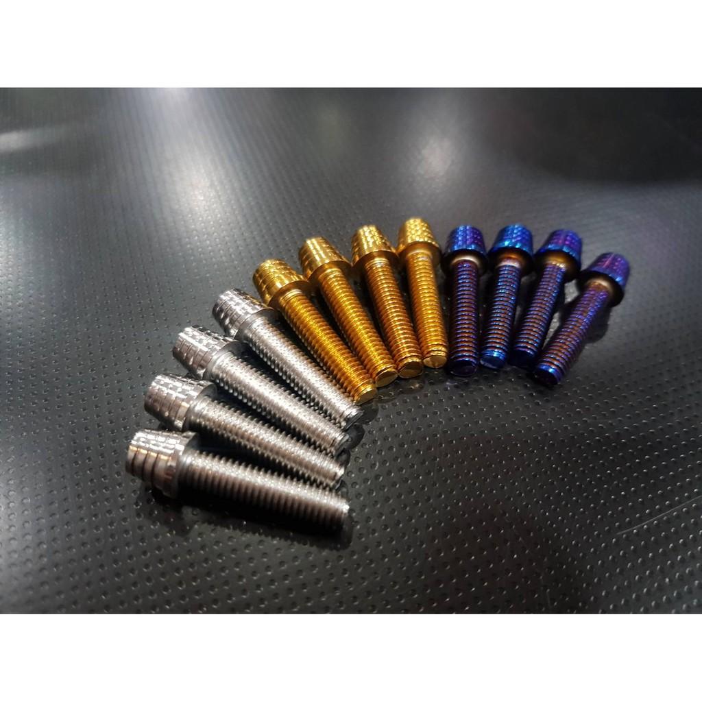 น็อตประกับเบรคมือ PCX,MSX,Zoomer,Mslaz,Cbr สีทอง/สีน้ำเงิน/สีเลส (สแตนเลสแท้ชุด 4 ตัว)