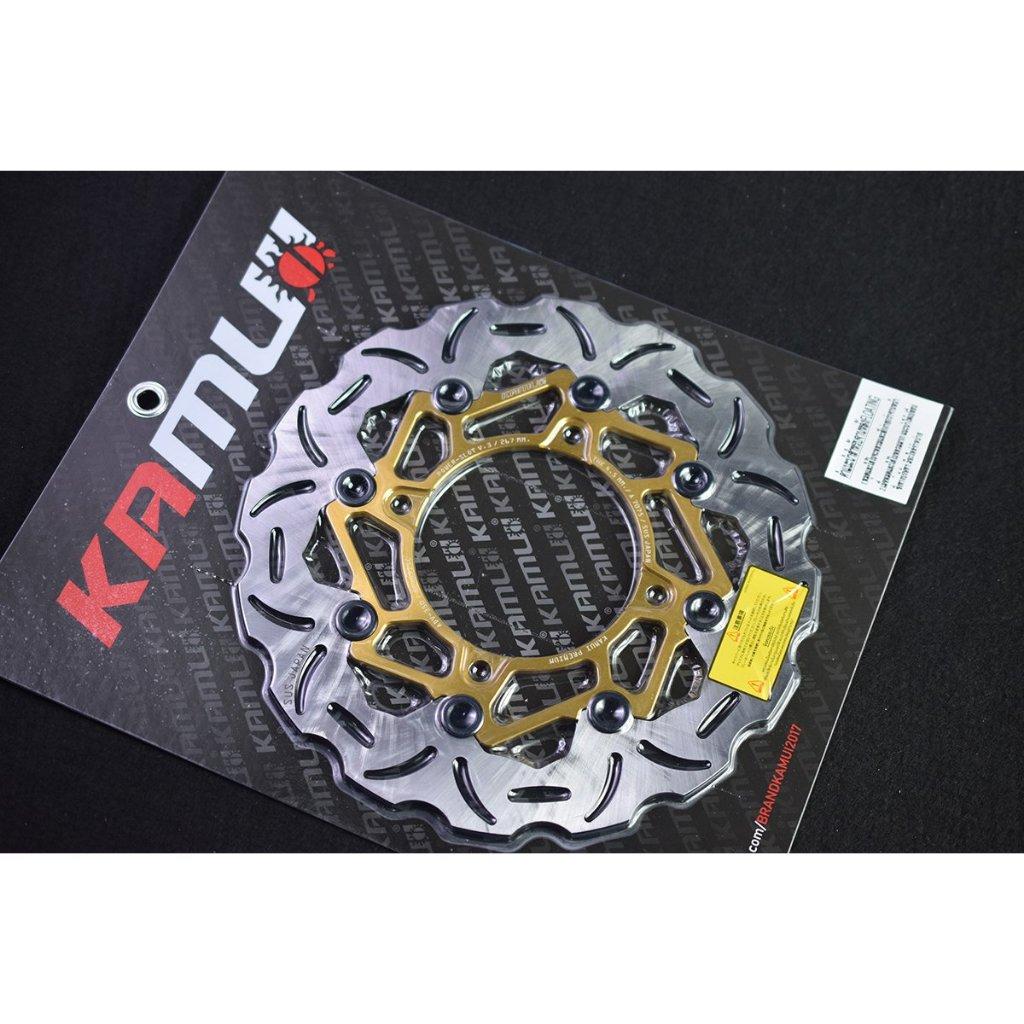 จานดิสก์ หลัง ADV-350 300 มิล. POWER-SLOT V.3 จานดิสก์KAMUI สวย เท่ห์ เบรคได้ดี... สแตนเลสใบจาน ญี่ปุ่น 100%(0360)