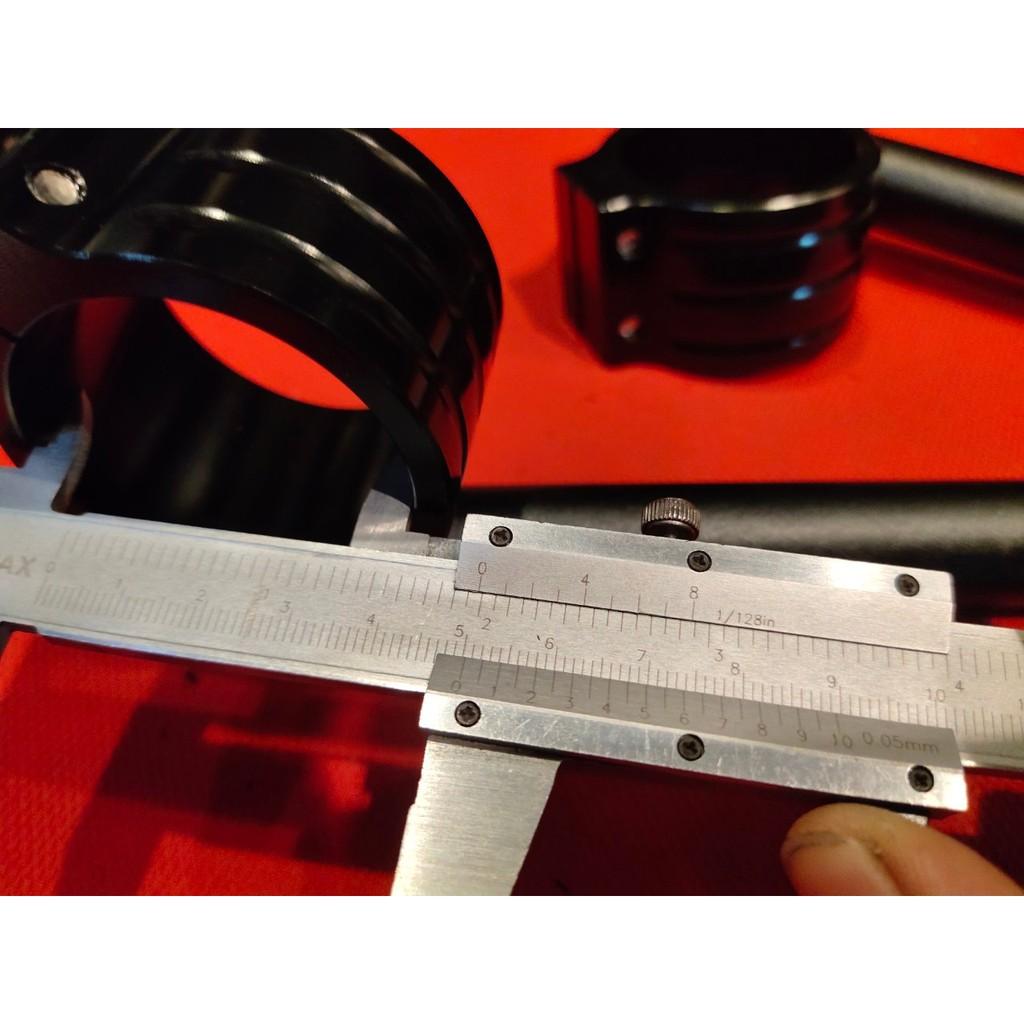 แฮนด์จับโช๊คงาน CNC 51mm สีดำ* แฮนด์ โช๊คขนาด 51มิล ** semspeed