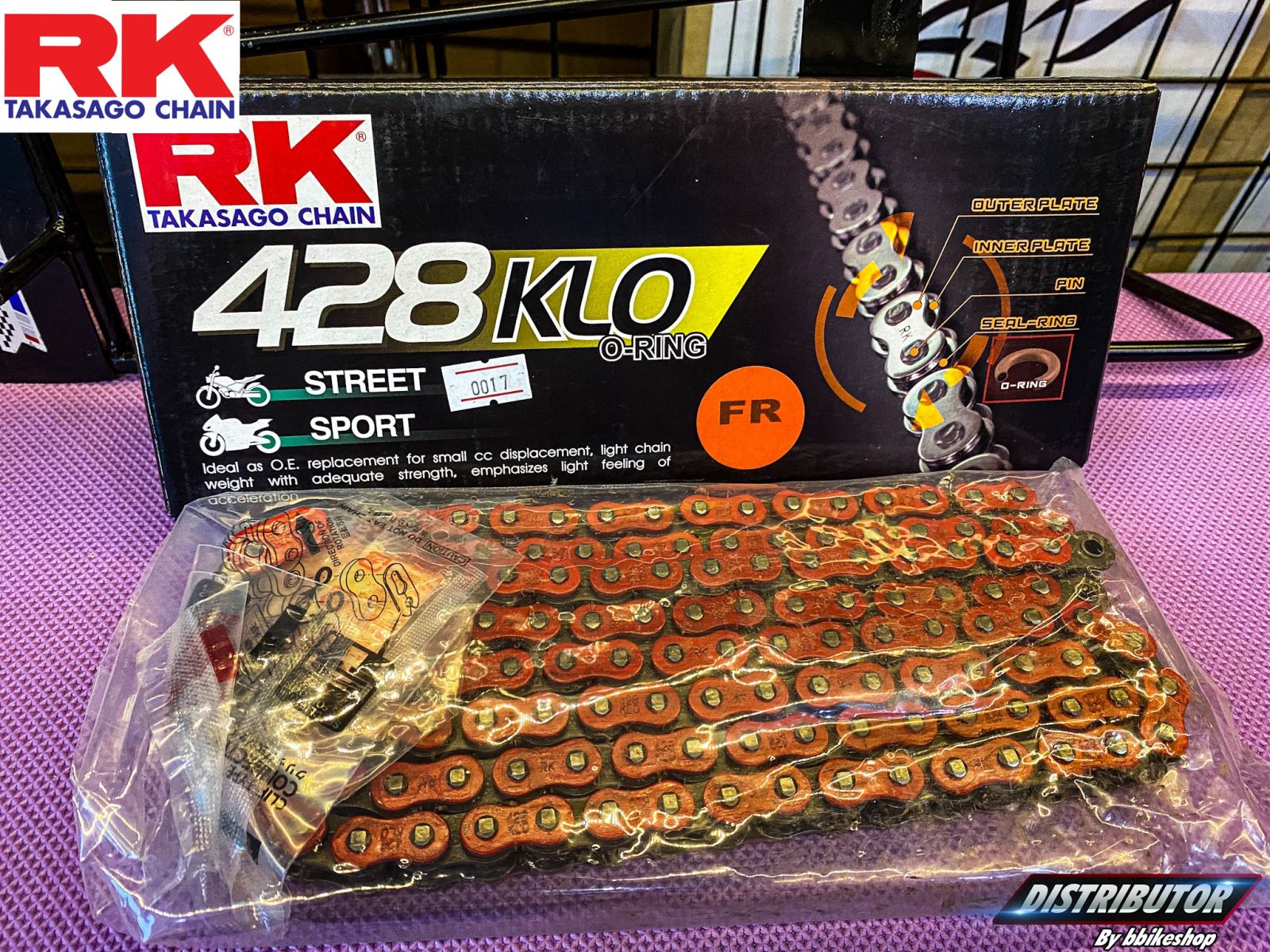 428KLO สีแดง
