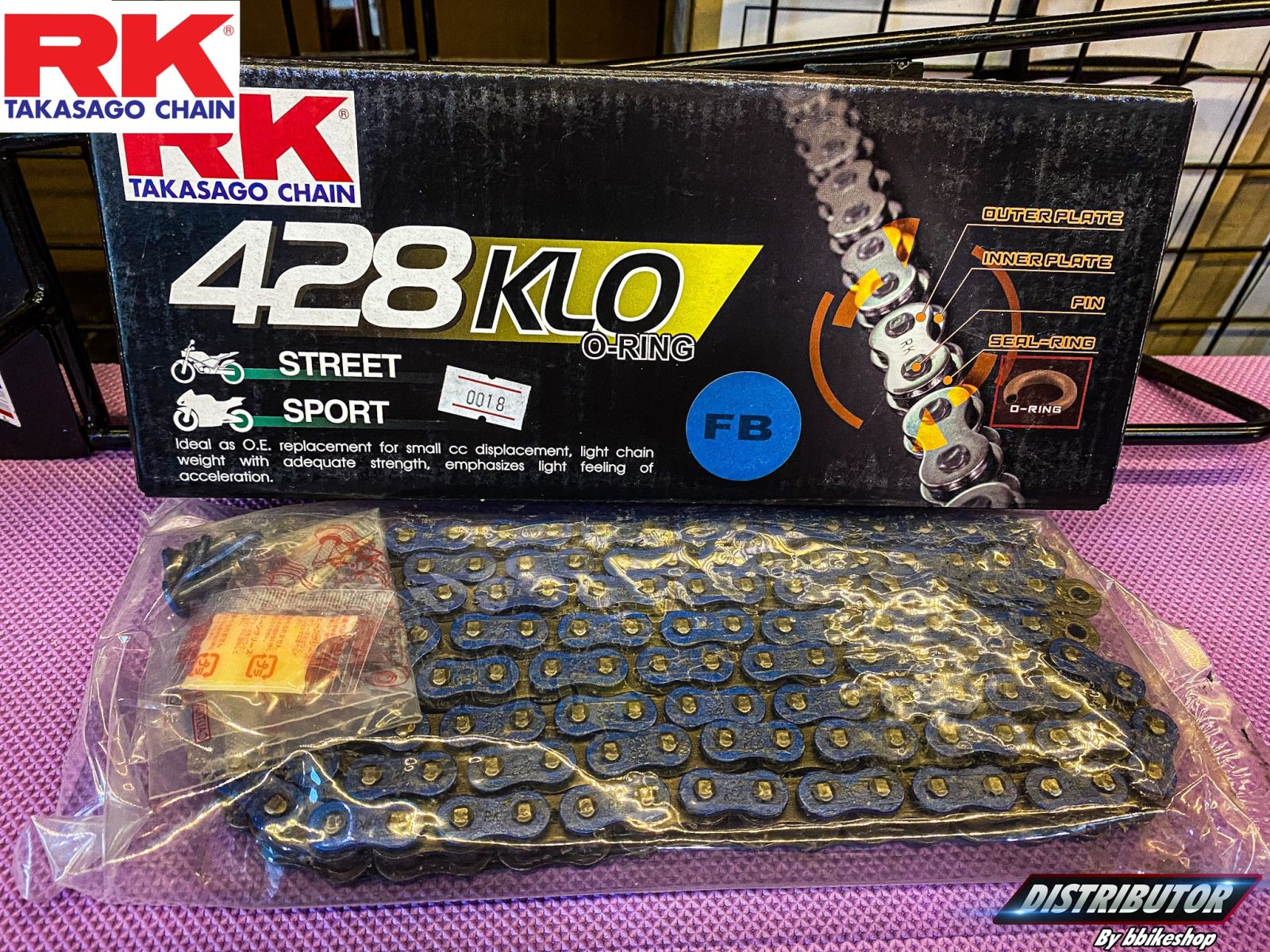 428KLO สีน้ำเงิน