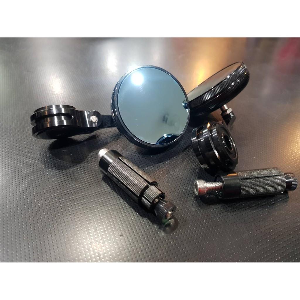 กระจก ปลายแฮนด์ Cnc XSR-155 / triumph / Scrambler / regend / monkey custom คาร์เฟ่ ทรงกลมจิ๋ว Rzm คู่*** semspeed