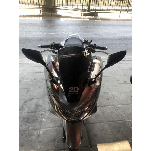 ขายึดชิวล์หน้า+ฐานยึดรูกระจก+กระจกR3 ขายึดชิวหน้า PCX150 2018-2020 มีที่ยึดกระจก ตรงรุ่น semspeed