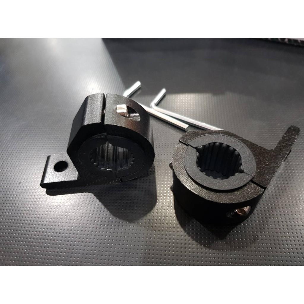 ชุดคู่ ไฟสปอร์ตไลท์+ขายึด Motowolf แบบมีไซเรน