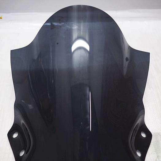 ชิวหน้า ทรงโหนก-ใหม่ ตรงรุ่น Ninja-400 ชิวหน้าอคิลิค ดำใส NINJA400 NINJA