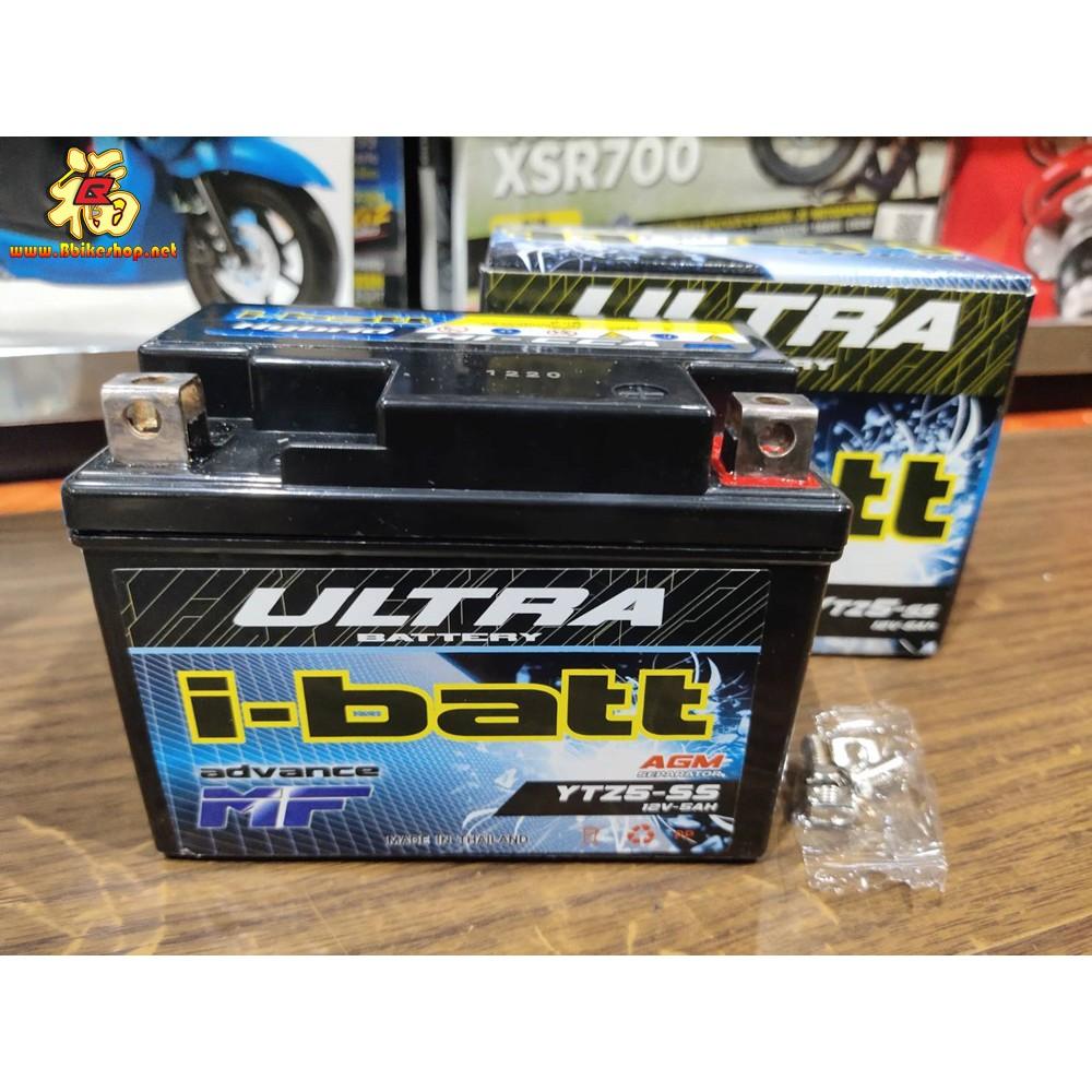 แบตเตอร์รี่ i-batt YTZ5-SS MSX ZOOMER CLICK R15 M-SLAZ XSR KSR สำหรับรถมอไซค์ ทั่วไป แบตแห้ง*แบตเตอรี่