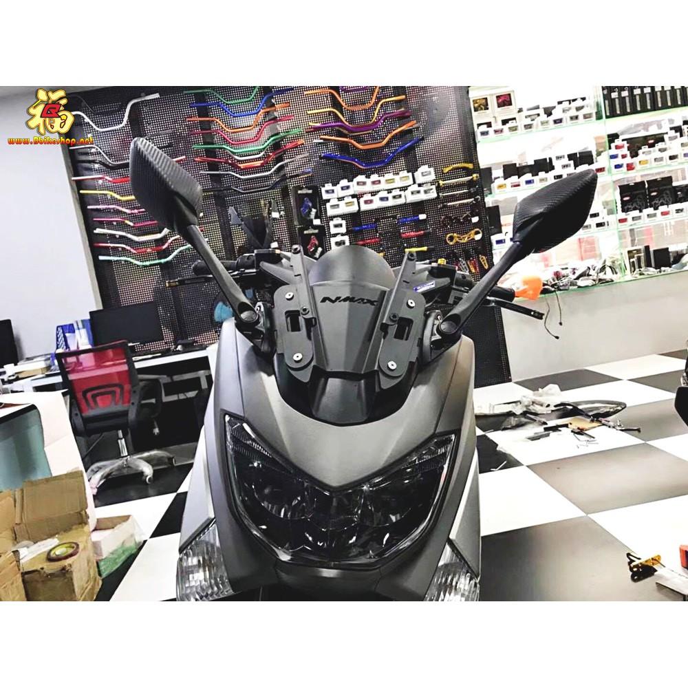 ขายึดชิวใส่กระจก R3 ตรงรุ่น N-MAX 2019 งานเลเซอร์คมๆ ** semspeed