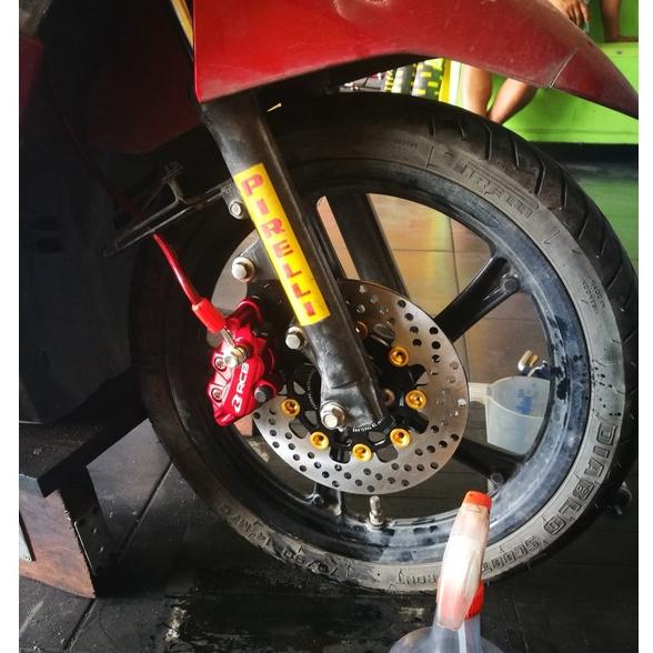 สายถักน้ำมันเบรค (หน้า)  950 MM / Racing Boy / RCB สายเบรค