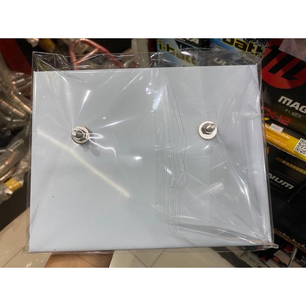 กรอบทะเบียน สแตนเลส แบบอัด ตรงรุ่น Honda ป้ายทะเบียน ป้ายหลัง แผ่นป้าย เลส กรอบ