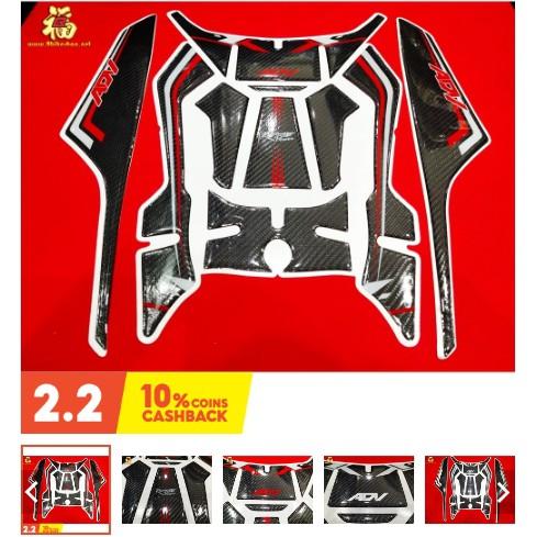 48.สติ๊กเกอร์ กันรอยถังน้ำมัน+คอนโซลหน้า+ฟิล์มกันรอยเรือนไมล์ รุ่น ADV-150 สติ้กเกอร์