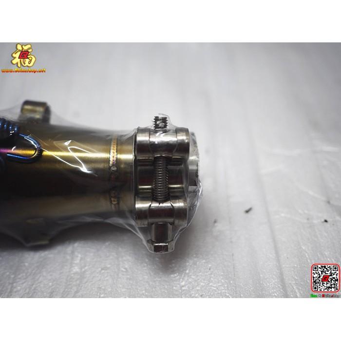 สลิปออนคอท่อเลสงาน Ace ตรงรุ่น Ninja/Z-300 2นิ้ว (สีไทเท)