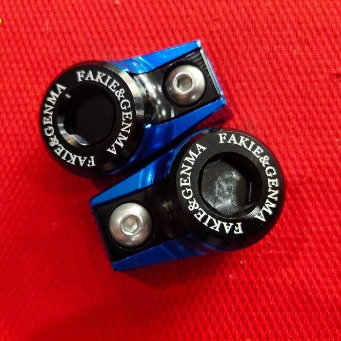 ตัวล๊อกกันขโมยโช๊ค FORZA300-350/X-MAX300/AEROX/PCX/DRONE แบรนFAKIE ฝาครอบน็อต โช๊คหลัง