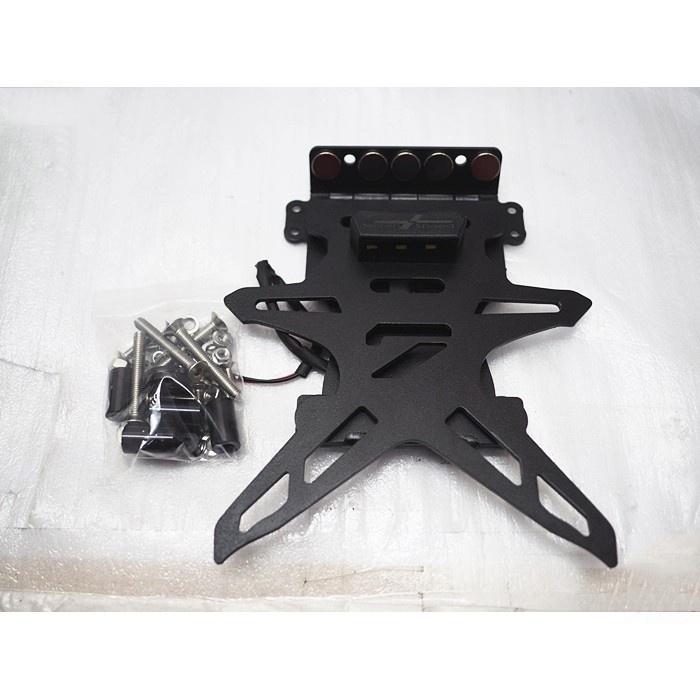 ท้ายสั้นแม่เหล็ก Ninja-400 Z400 / SEVENSPEED พับได้ มีไฟส่องป้ายทะเบียน