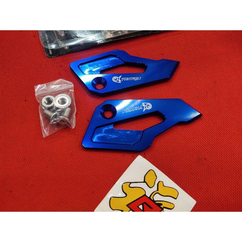 ปีกพักเท้าหลังแต่ง ตรงรุ่น M-slaz Piranha cnc คละสี