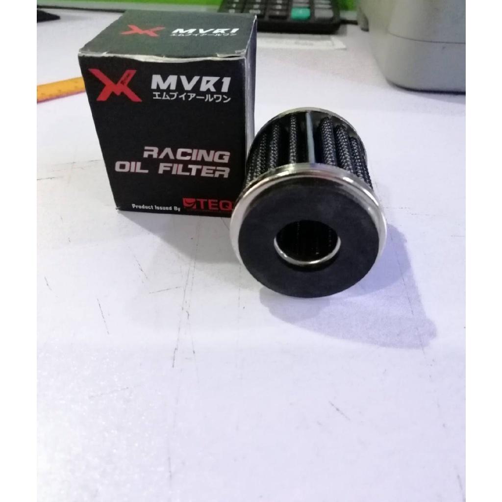 กรองน้ำมันเครื่อง สแตนเลส แท้ MVR1 X-MAX M-slaz/R-15 MT15 XSR155 EXCITER SPARK115I ทำความสะอาดได้**