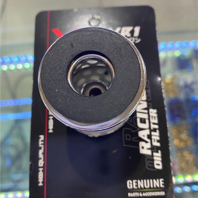 กรองน้ำมันเครื่อง สแตนเลส แท้ MVR1 X-MAX M-slaz/R-15 MT15 XSR155 EXCITER SPARK115I ทำความสะอาดได้**