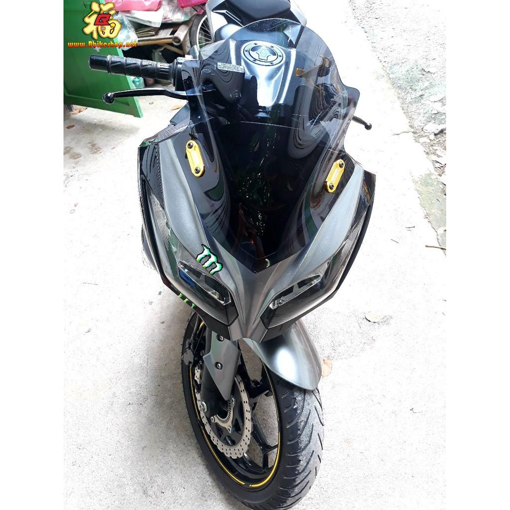 ชิวหน้า แต่งอคิลิคดำ ตรงรุ่น NINJA300 NINJA250 ตัวเก่า โฉมเดียวกัน ชิวดำ ชิวแต่ง บังหน้า