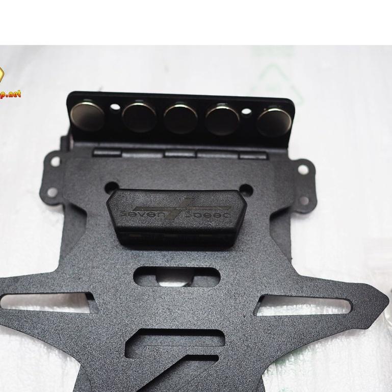 465.ท้ายสั้นแม่เหล็กพับได้ มีไฟส่องป้ายทะเบียน รุ่น  Z650/NINJA650 / Sevenspeed