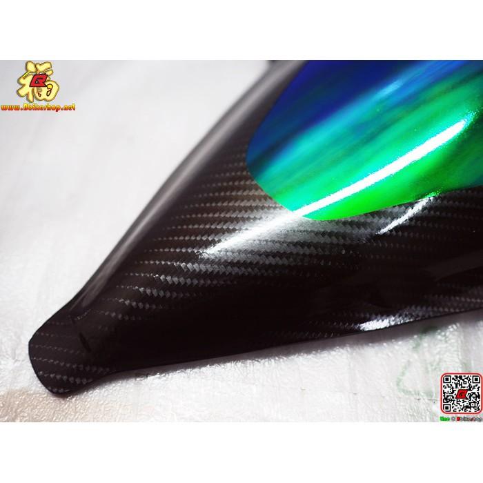 ชิวหน้าแต่งปรอท+เคฟล่ารุ้งตรงรุ่น CBR-300R ชิวแต่ง อะคริลิค ดำ
