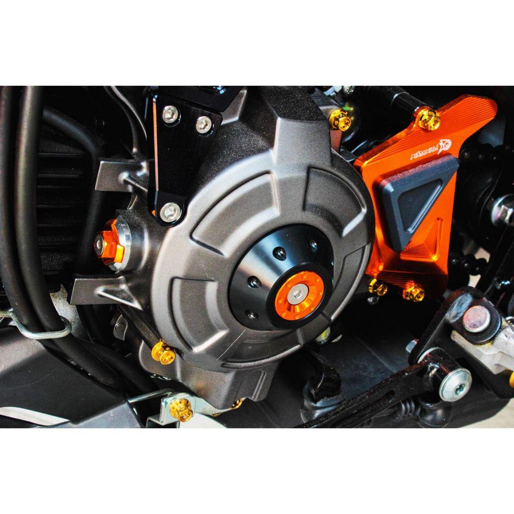 น๊อตอุดจานไฟ + กันล้ม SUPERLENE Z-125  KSR Piranha (0243)