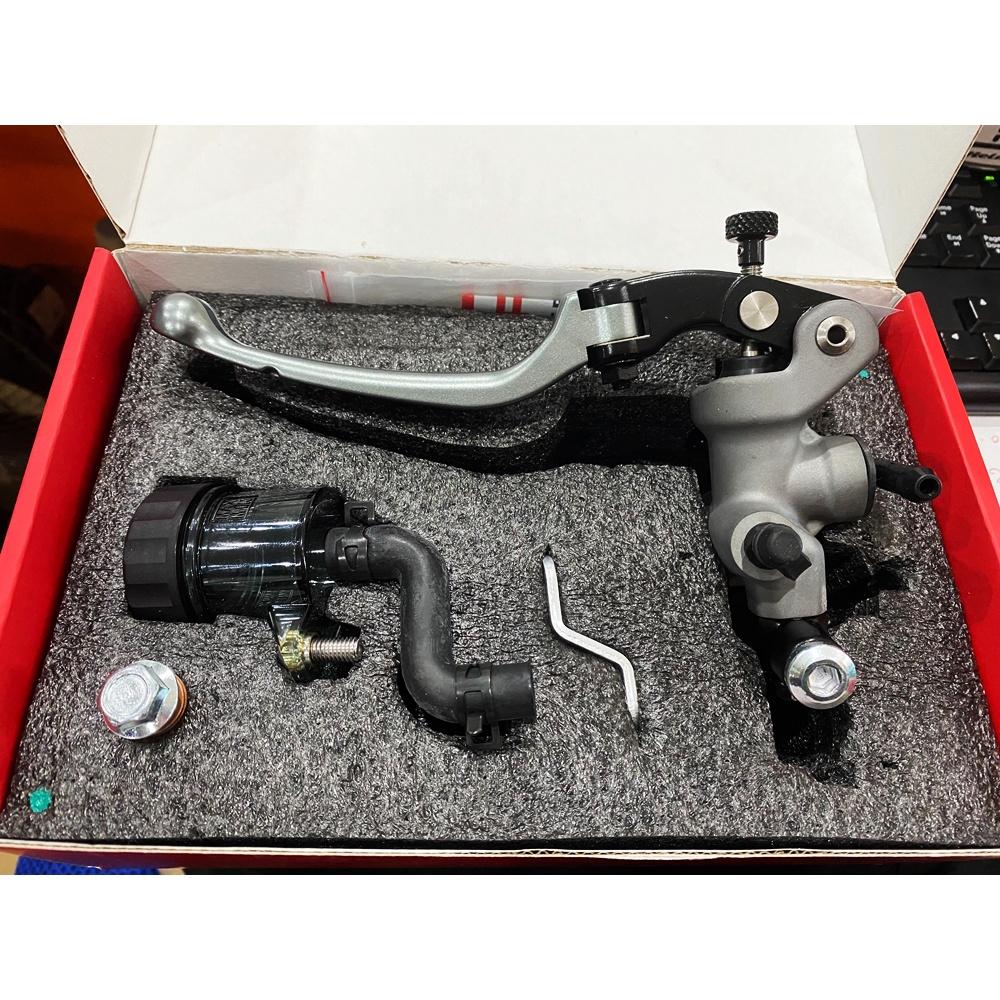 มือเบรค ปั้มลอย ข้างซ้ายเเละขวา ลูกสูบ เบอร์ 17 MM.ก้านสั้น RACINGBOY RCB
