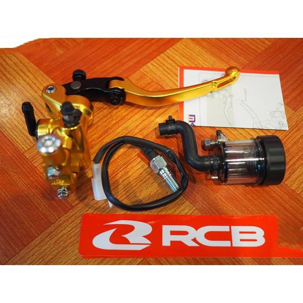ปั้มลอย S1 ข้างขวา ก้านสั้น 14 mm. RCB มือเบรค ปั้มบน ป้ั้มลอย ปั้มแต่ง