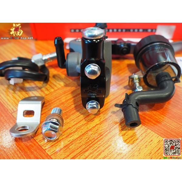 มือเบรค ปั้มลอย Racing Boy แท้ เบอร์ 17mm.สีไทเท ข้างซ้าย ข้างขวา ก้านสั้น ใส่ได้ทุกรุ่น ปั้มรอย