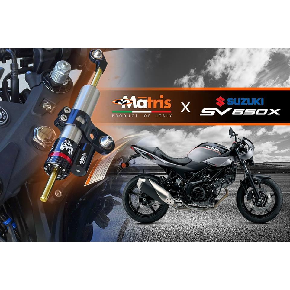 กันสะบัด Matris แบบ SDR ครบชุดพร้อมขาจับตรงรุ่น Suzuki SV650/SV650x แท้ รับประกัน 2ปี เต็ม