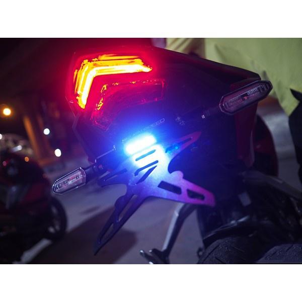 ท้ายสั้นแม่เหล็กพับได้ มีไฟส่องป้ายมะเบียน รุ่น CBR250RR / SEVENSPEED BS2217