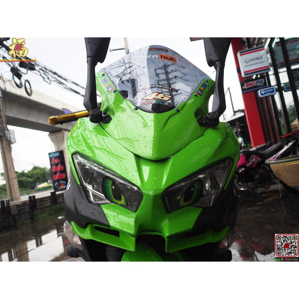 10  วิงใต้ไฟ ตรงรุ่น[NINJA400] #ดำด้าน#เขียว pro